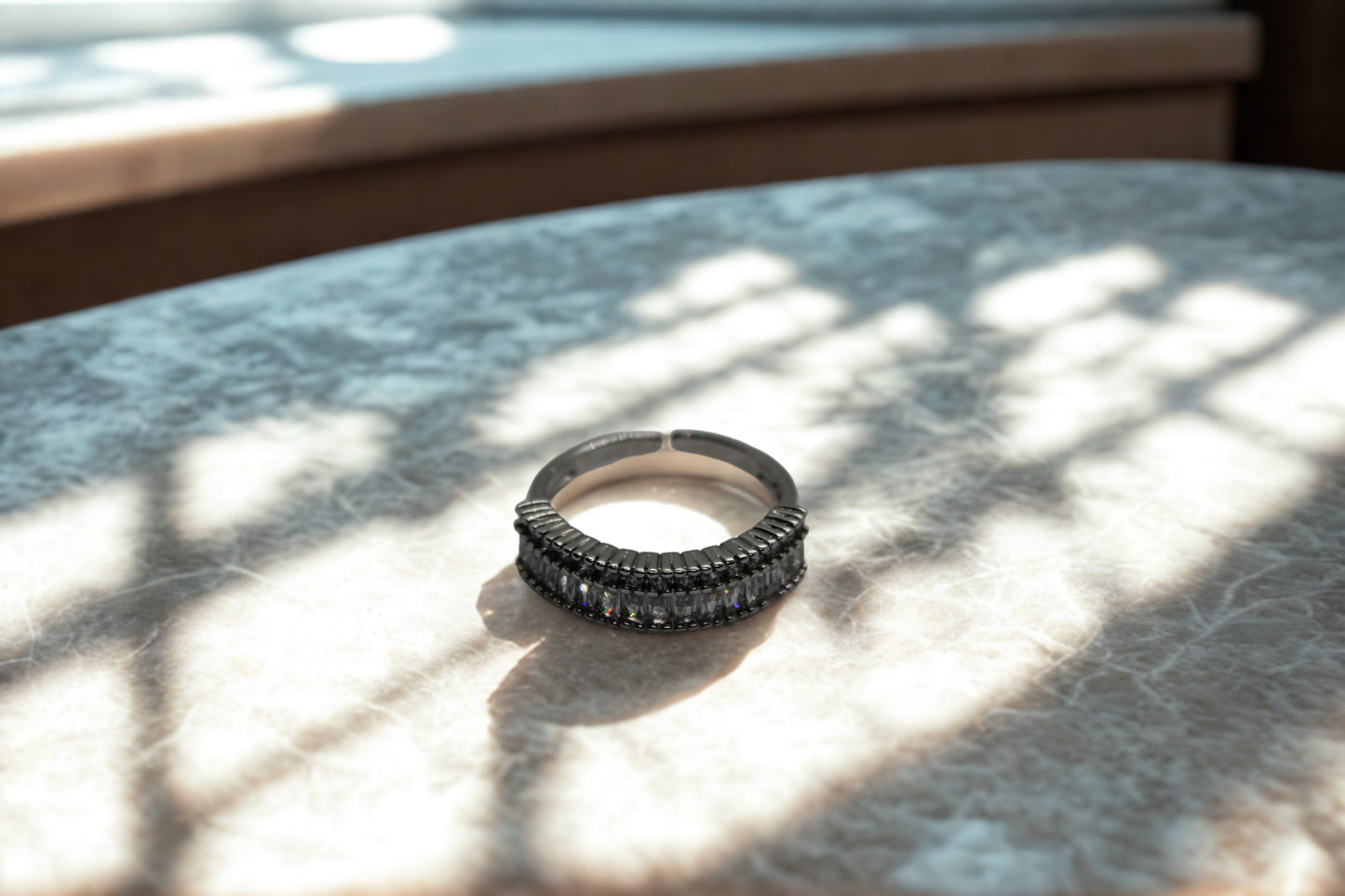 Crystal band Ring