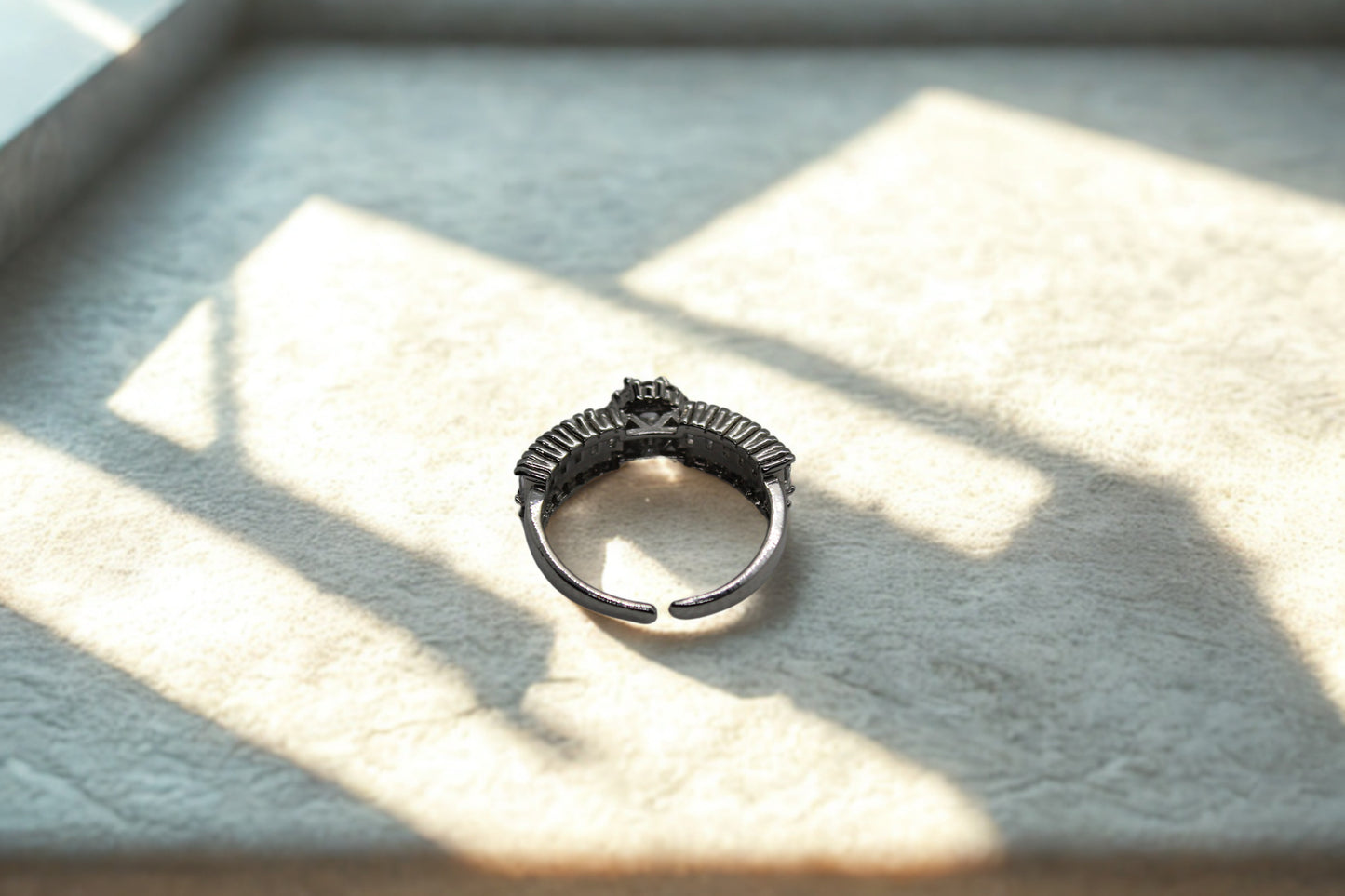 Crystal baguette Ring