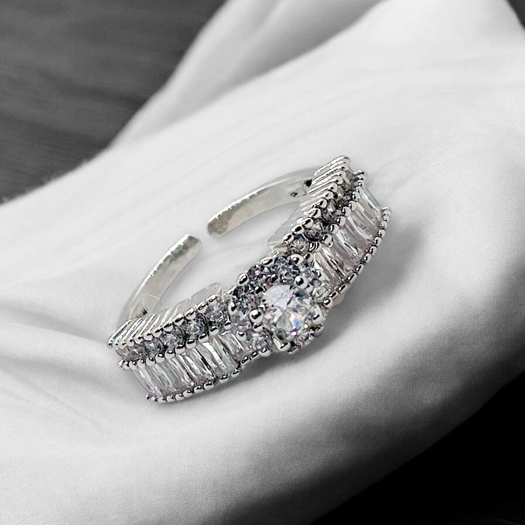Crystal baguette Ring