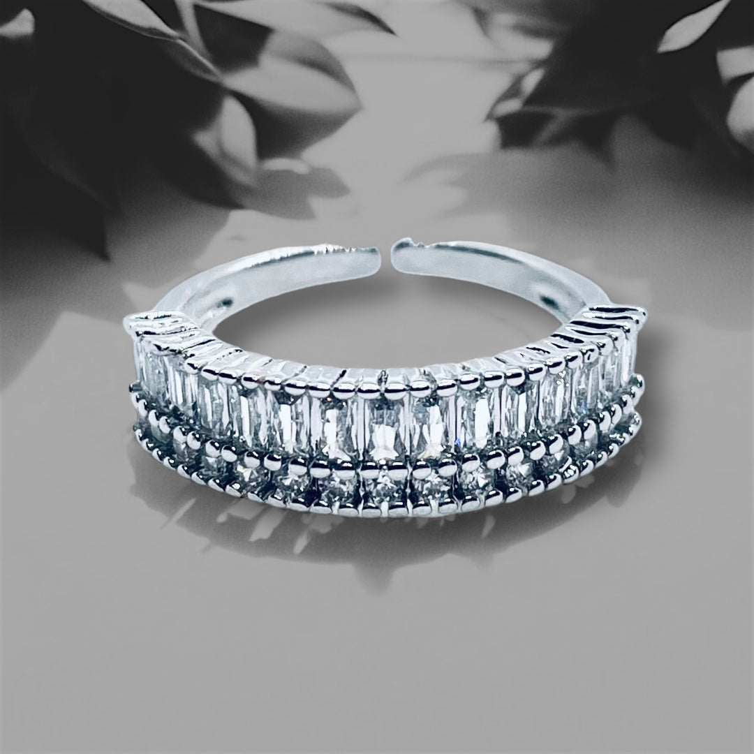 Crystal band Ring