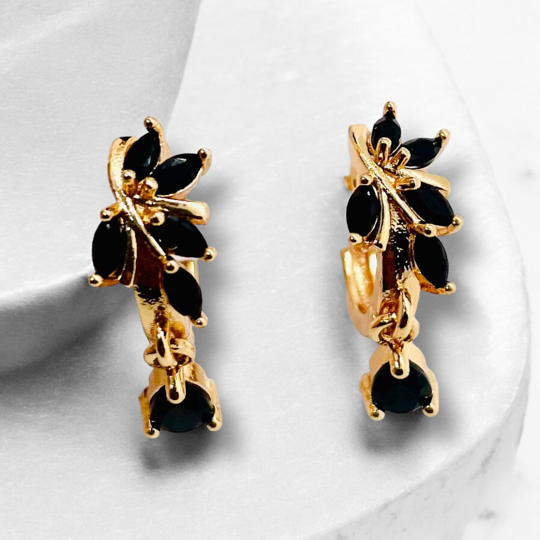 Gold tear drop Earrings