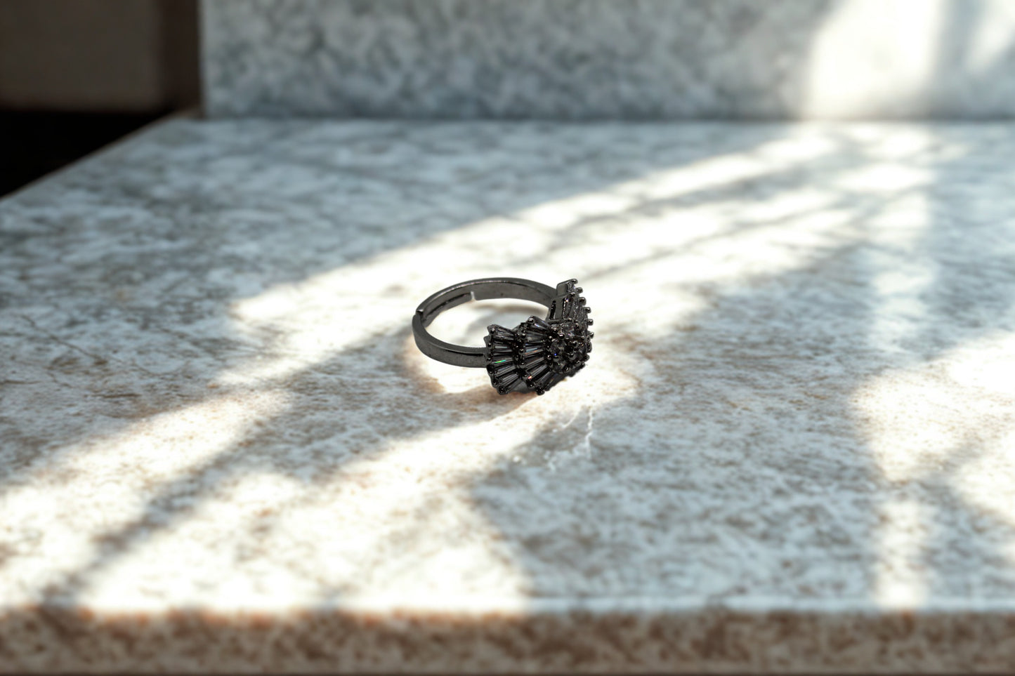 Silver Web Ring