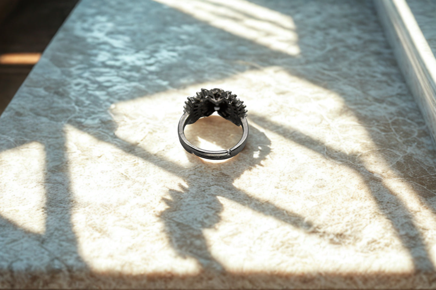 Silver Web Ring