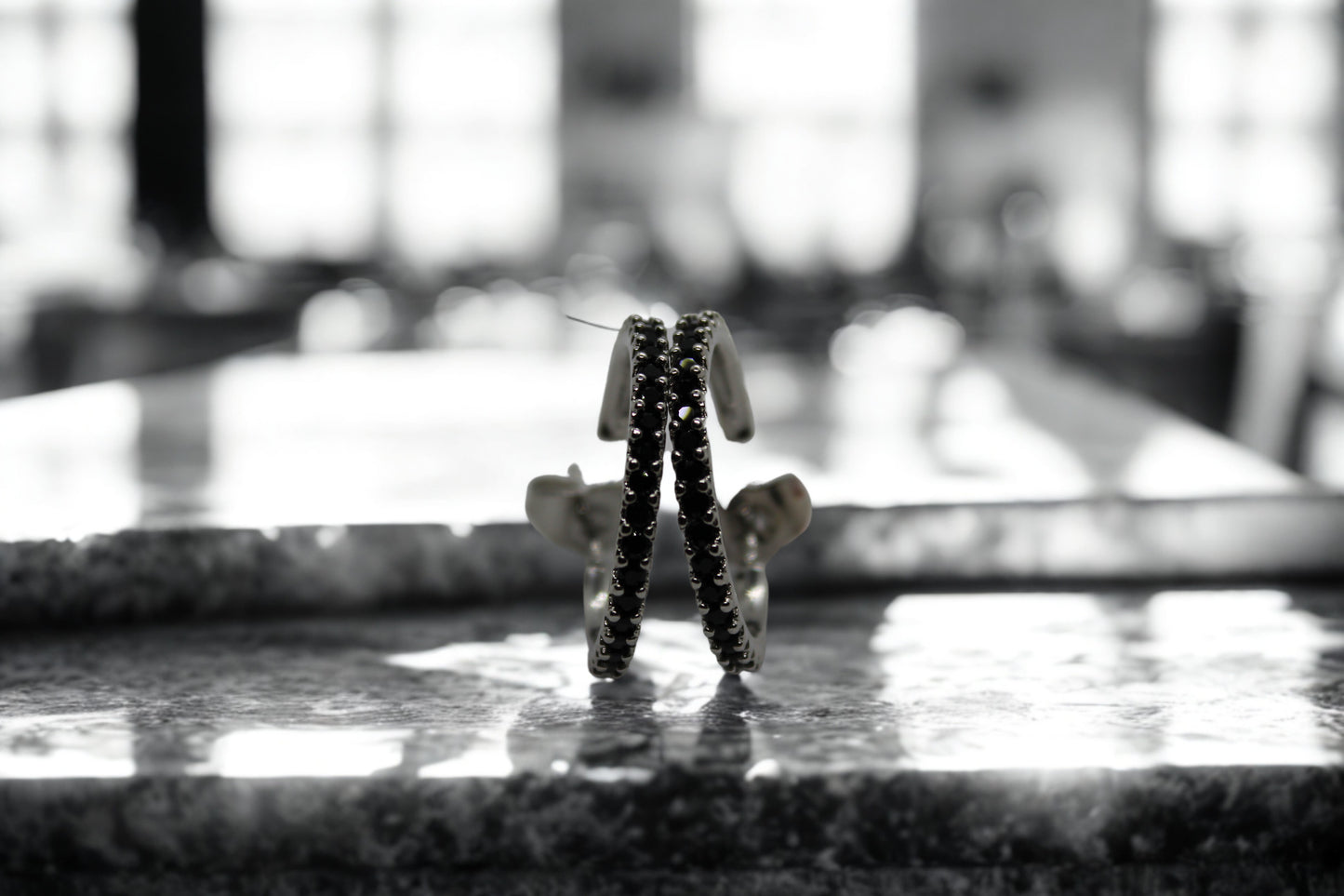 Silver loop Earrings