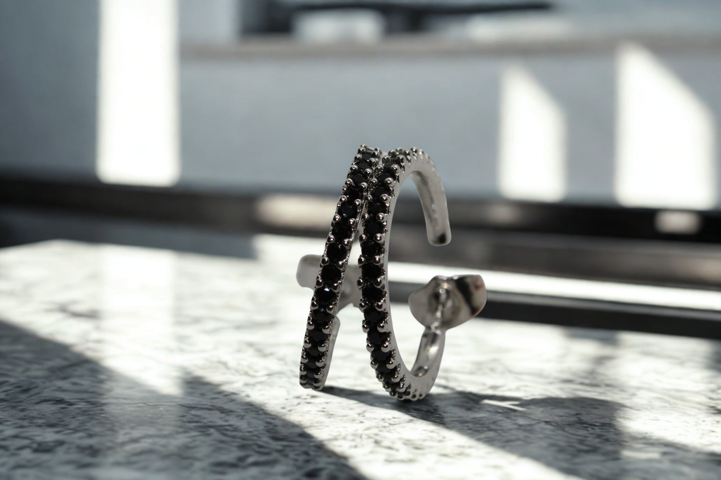 Silver loop Earrings