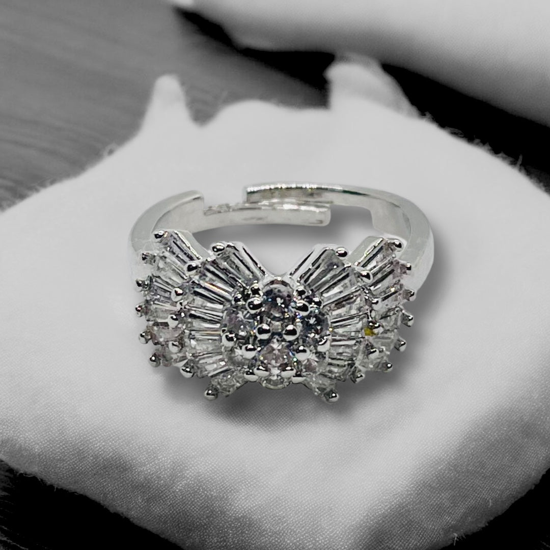 Silver Web Ring