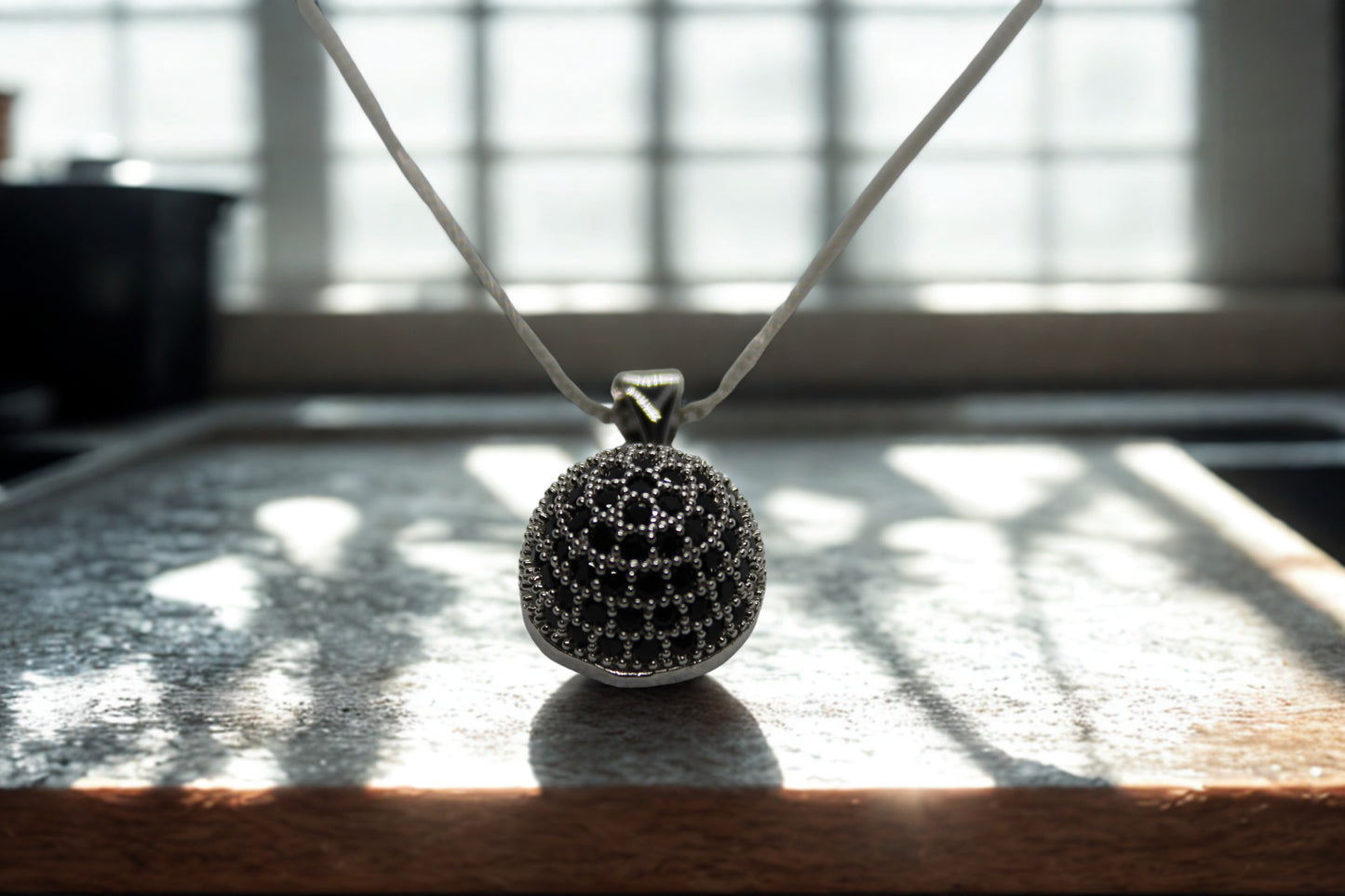 The Black Dome Necklace